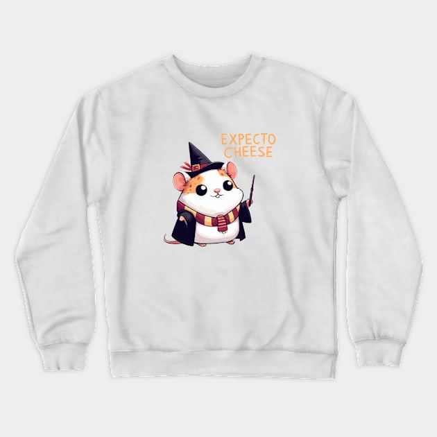 Hamster Wizzard Crewneck Sweatshirt by katzura